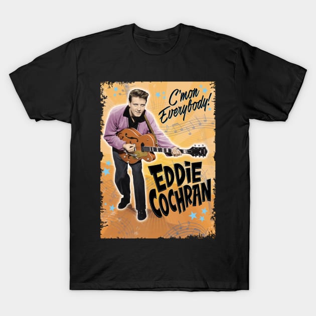 Eddie Cochran T-Shirt by jagerjg26